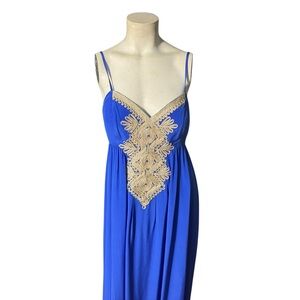 Lilly Pulitzer silk maxi dress Green and Pink Tag